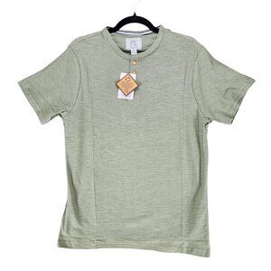 PX Shirt Mens Medium Green Short Sleeve Henley Tee *NWT*